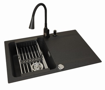 Zlewozmywak Franke OID 611-78 bateria elastyczna + dozownik + ociekarka