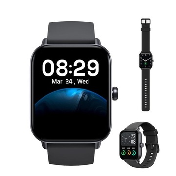 SMARTWATCH INTELIGENTNY ZEGAREK FITNESS WODOODPORNOŚĆ IP68 1,8 CALA LCD
