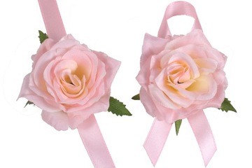 Kotylion przypinka róża materiałowa bordo czerwona studniówka bal panieński