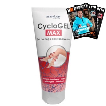 ACTIVLAB CYCLOGEL MAX ŻEL DO NÓG PAJĄCZKI OBRZĘK NÓG BÓL MIĘŚNI STAWÓW