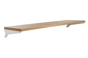 PÓŁKA 80x30cm+ WSPORNIKI WHITE SZYNA UNIVERSAL a1