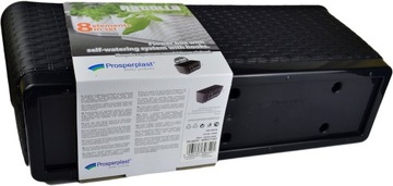 Коробка-горшок для балюстрады Ратолла Антрацит 50см подставка-вешалка 3в1