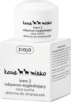 ZIAJA Kozie Mleko krem 2 odżywianie wygładzanie 50