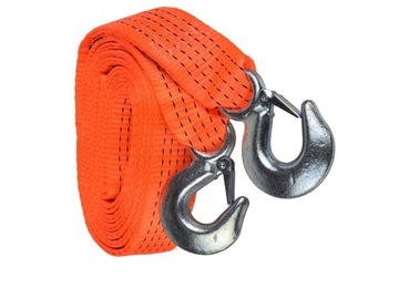 Linka HOLOWNICZA GEKO 5,0 m MOCNA 5,0 t + 2x HAK
