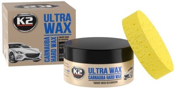 K2 ULTRA WAX 250 g WOSK SAMOCHODOWY CARNAUBA + APLIKATOR