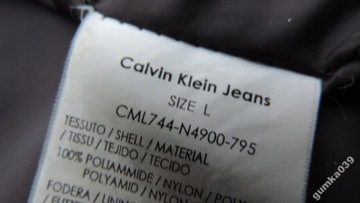 CALVIN KLEIN JEANS DUCK DOWN JACKET L