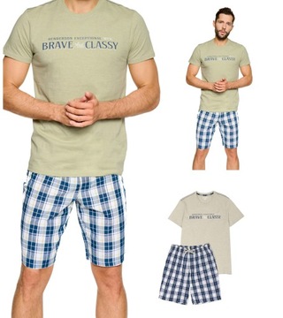 HENDERSON piżama męska PROUD 39735 k/r *XXL* 65x