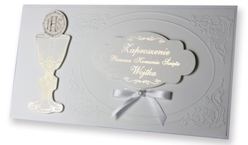 Zaproszenie komunia personalizacja piękne zk_d1