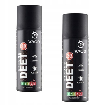 VACO STRONG комары, клещи, мошки ДЭТА30% 170мл