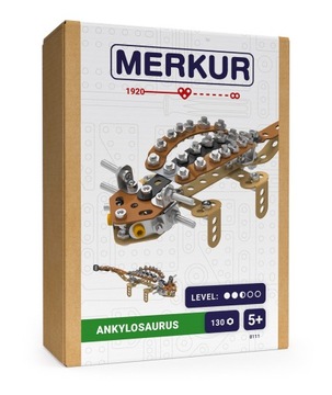 Merkur Zestaw Dinozaur Ankylozaur 130 elementy 8111