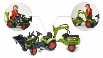 Трактор FALK с прицепом CLAAS Arion Экскаватор-ковш + зарядное устройство от 2 лет