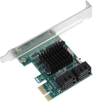 Karta kontroler PCI-E 4 porty SATA 3.0 Super Speed