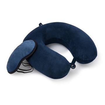 Poduszka podróżna Wings + opaska gratis, Blue 2w1
