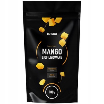 Mango Liofilizowane 100g HiFOOD kawalki