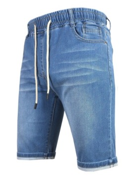 Мужские шорты для джинсовых шорт с коротким растяжением с эластичной лентой, 510