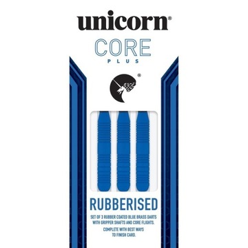 Rzutki Unicorn CORE PLUS BLUE RUBBER BRASS 23 g