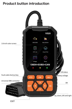 Tester diagnostyki samochodu V520