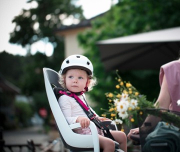 Hamax - Велокресло Caress с креплением на багажник - зеленый/черный