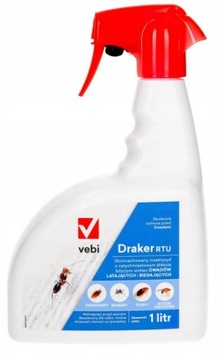 Draker RTU 1L Spray na pluskwy pchły mrówki owady