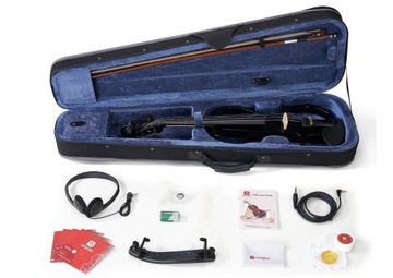Электроскрипка Vangoa Electric Violin 4/4 - смычок, струны, кабель