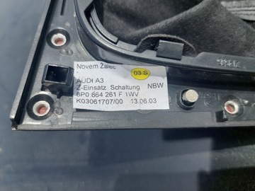 AUDI A3 8P MĚCH + RÁMEČEK DŘEVO 1WV