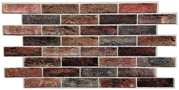 PANELE ŚCIENNE DEKORACYJNE RETRO RED BRICK CEGŁA PANEL ŚCIENNY SALON PCV84