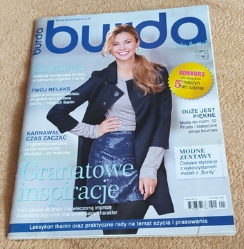 Burda moda&styl 1/2011 moda karnawałowa