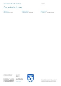 ФИЛЬТР ДЛЯ ВОДЫ PHILIPS SAECO AQUA CLEAN CA6903