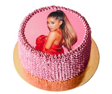 Ariana Grande Opłatek na Tort Gruby Premium