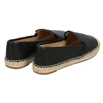 RALPH LAUREN - ESPADRYLE LOGO SKÓRA / 38