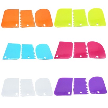 ŁOPATKA DO DEKORACJI TORTU CIASTA SZPATUŁKA 3 SZT