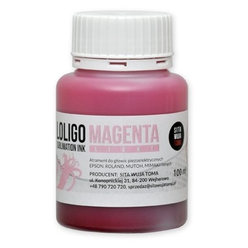 Atrament Loligo - 100 ml SUBLIMACJA light-MAGENTA