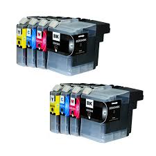 8x Tusze do drukarki BROTHER DCP-J100 LC529 LC525