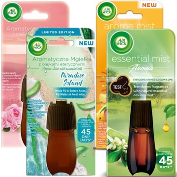 Air Wick Essential Mist Zestaw MIX 4 x Wkład