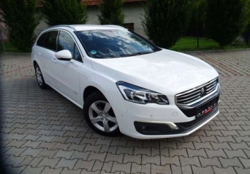 Peugeot 508 I SW Facelifting 2.0 BlueHDi 150KM 2016 Peugeot 508 Bezwypadkowy Serwisowany 1-Wlasciciel Navi Kamera Blis HUD Lift, zdjęcie 1
