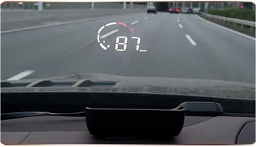 Projektor HUD LED LCD OBD2 M10 z Zegarami