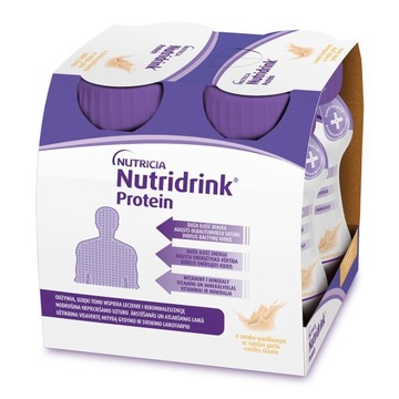 Nutridrink Protein o sm. waniliowym 4x125ml