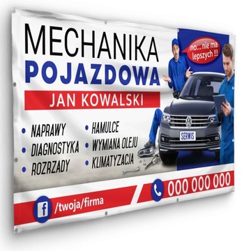 Baner Reklamowy, Banery Reklamowe 2x1 Mechanika Projekt Gratis