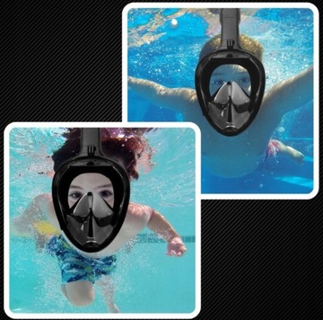 Полнолицевая маска для подводного плавания и подводного плавания S/M для плавания и подводного плавания