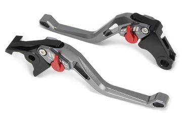 KRÓTKIE KLAMKI 5D sportowe regulowane pomarańczowe