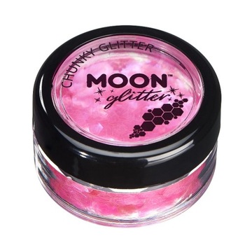 Brokat Iridescent Chunky Glitter MOONGLOW Pink