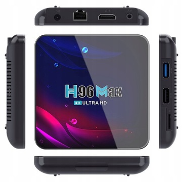 ТВ ПРИСТАВКА H96 MAX 4 ГБ 64 ГБ 4K ULTRA HD Android 11