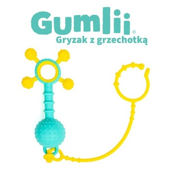 Прорезыватель Gumlii с погремушкой