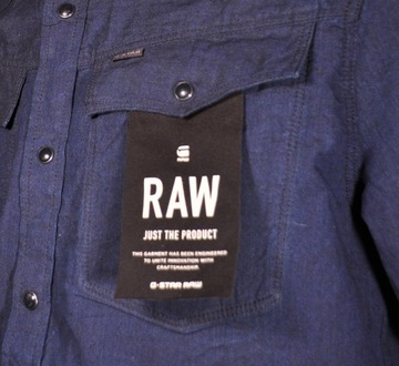 G-STAR RAW koszula REGULAR blue 3301 SHIRT _ M