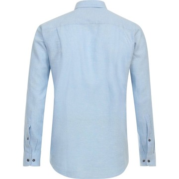 Lniana błękitna koszula męska Redmond regular fit XL_klatka_134