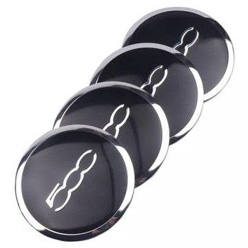 FIAT 500 NÁLEPKA ZNAK ZNAKY 56MM HLINÍK