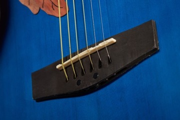 Gitara e-akustyczna Harley Benton HBO-850 Blue