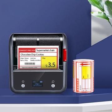 Термопринтер самоклеящихся этикеток Niimbot B3S с приложением Bluetooth