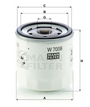 Mann-Filter W 7008 Масляный фильтр