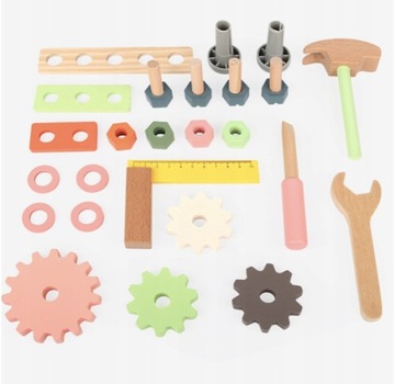 НАБОР ДЕРЕВЯННЫХ ИНСТРУМЕНТОВ ДЛЯ ДЕТЕЙ